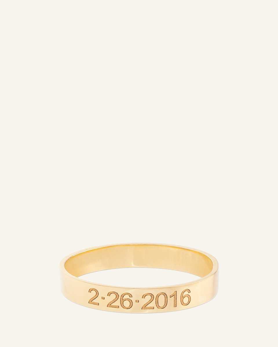 Personalized Gold Cigar Band, Size 4-9